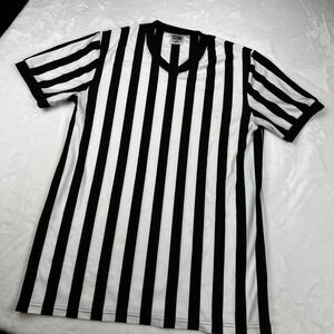 Dicks Sporting Goods Referee Shirt Mens Large Black White Stripe Official Jersey